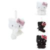 Charming Sanrio Demon Angel Kt Plush Doll Keychain Adorable Design Ideal For Young Girls