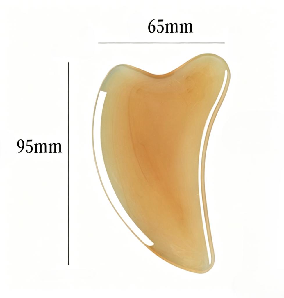 Imitation horn resin scraping board massage board  general face-saving scraping tool  full body massager