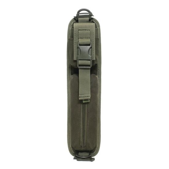 Backpack Strap Pouch with Zipper Simple Installation Quick Release Shoulder Strap Bag Attachment Tactical Accessories