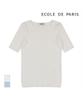 ECOLEDEPARIS Square Neck Short Sleeve Knit_Rb34Kkcp32Z