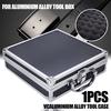 Портативная портативная коробка из алюминиевого сплава для хранения инструментов, кейс-органайзер + губка