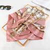 90 *90cm Square Silk Scarf Women Shawls Neckerchief Designer Print Chiffon Hijab Scarf Foulard Lady Neck Scarves Soft Big Bandana