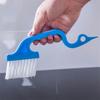 Compact Ergonomic Handheld Gaps Slot Brush Tool For Tight Space Lightweight Plastic Design With Angled Cleaning Edged