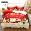 Рождественский Постельный Комплект Набор Пододеяльников 3d Постельное Белье Цифровая Печать Постельное Белье Размер Квин Постельный Комплект Модный Дизайн