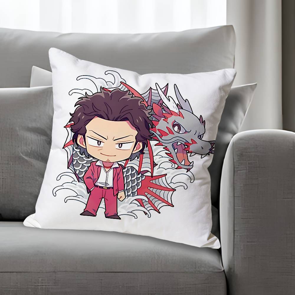 Game YYakuzas Goro Majima Various Sizes Square Pillow Case For Car Home Bedchamber Decor Custom Valentine gift