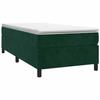Maison Exclusive - Sommier à lattes de lit avec matelas Vert foncé 100x200 cm