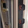Metal Door Strike Plate Rustproof Security Front Door Security Devices Reinforcement Plate with 5-1/2 Inch Hole