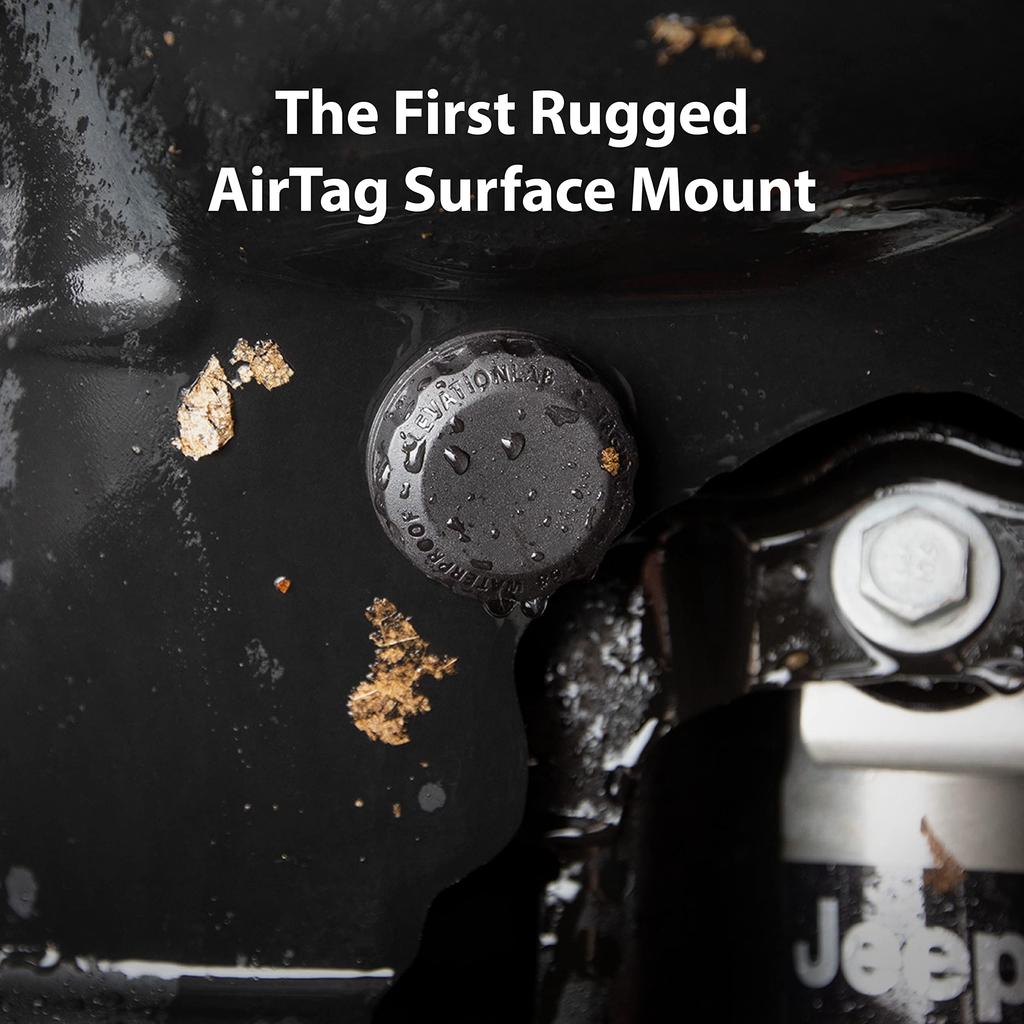 Elevation Lab TagVault™ Surface AirTag Adhesive Mount - The Original Waterproof AirTag Stick-on Holder