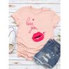 Women's Fashion Short-sleeved Casual T-shirt Clothes Summer  Clothing Ladies Print Graphic Tops