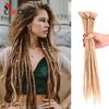 100% дреды ручной работы, наращивание, модные волосы в стиле регги, 20 дюймов, мягкие вязаные крючком дреды, косички, цвет омбре, 5 шт./лот