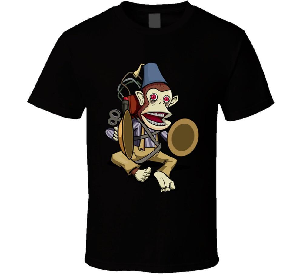 Wind Up Monkey Cymbal Player T-shirt