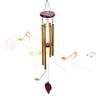 Solid Wood Metal Small 6-tube Aluminum Tube 21-inch Wind Chime Home Outdoor Decoration Holiday Gift Accessories Pendant Wall Decoration