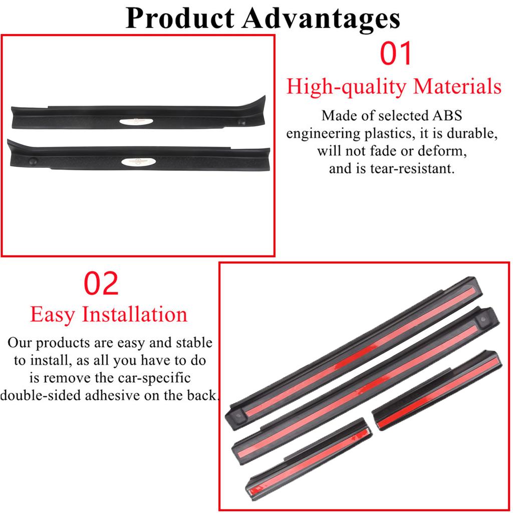 Накладка на порог педали автомобиля для Jeep Wrangler JK 2007-2017, 4-дверный порог, защитная крышка для педали входа