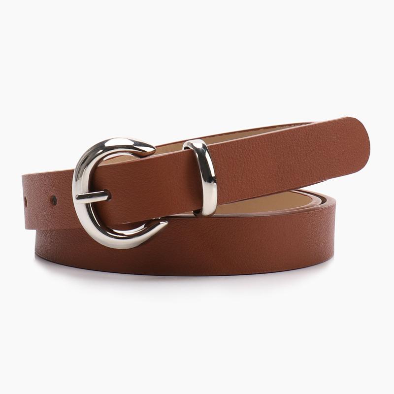 Women S Minimalist Thin Belt For Jeans Dresses Fashion Accessory