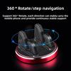 Автомобильный держатель для мобильного телефона Алюминиевый сплав 360 вращающаяся рамка-подставка для приборной панели автомобиля Фиксируется в автомобиле, навигация во время вождения