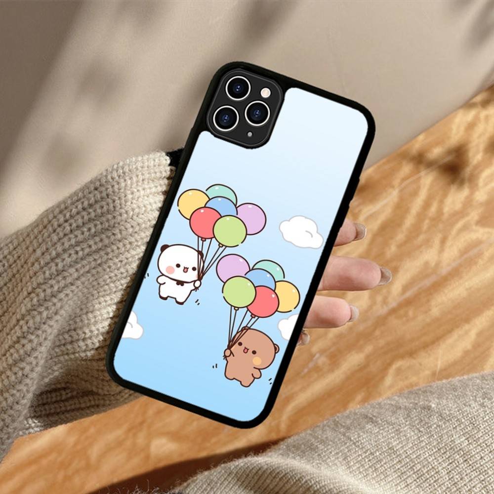Cute Bubu Dudu Cartoon Phone Case For Iphone 11 12 13 14 15 Pro Max 17 16 Plus Hard PC+TPU Back Cover