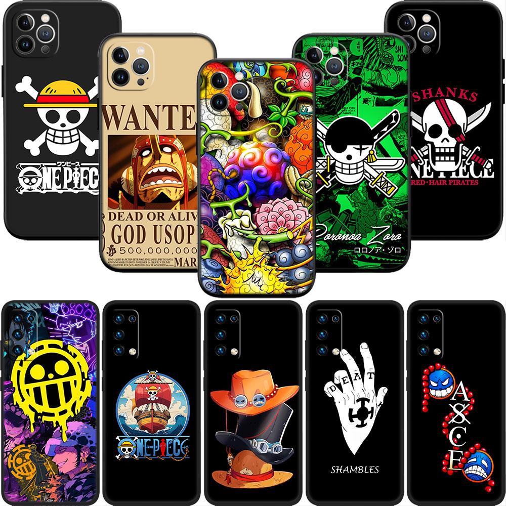 One Piece LOGO Phone Case for Samsung Galaxy A11 A12 A13 A15 A52S A53 A55 A56 A70 A71 A72 A73 F06 F16 F56 S10 Plus S10e