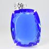 AAA++ CERTIFIED 141.7 Ct Sapphire 925 Sterling Silver Blue Gems Cushion Pendant MY-PD-126-NS