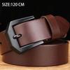 Trendy Casual Pu Leather Jeans Waistband For Men Classic  Punched Belt Durable Versatile Simple High-End Belts Gifts