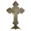 1шт церковные реликвии фигурки распятие Иисус Христос на подставке крест распятие украшение для домашней часовни