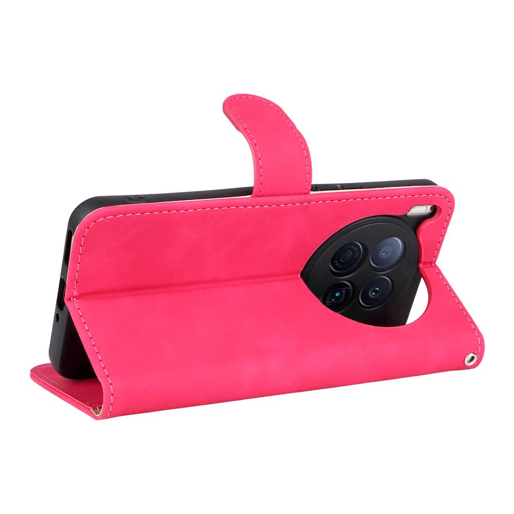 Для TECNO Camon 40 Premier 5G Кожаный чехол Скин-фелт Противоударный Чехол-книжка с кошельком