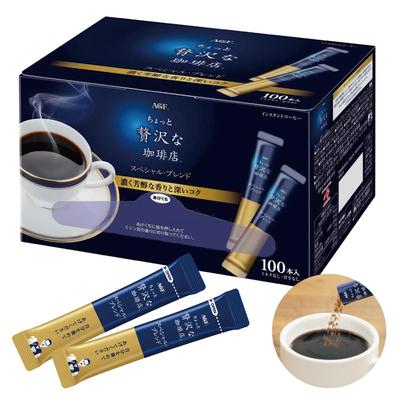 AGF A Little Luxury Coffee Shop Stick Black Special Blend 100 стиков (АГФ) [Кофе в палочках] [Растворимый кофе]