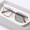 Classic Business Style Photochromic Myopia Glasses Ultra-Lightweight  Temples For Men And Women Full-Frame Eyeglasses