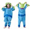 Cute Cartoon Monster Onesie Pajamas for Kids, Funny Character Hooded Costume Sleepwear, Soft Fleece Jumpsuit, Christmas Halloween Party Cosplay