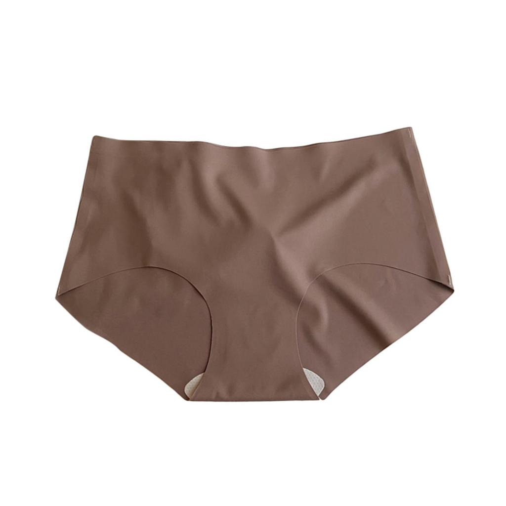 6Pcs/Set Women Seamless Panties Female Mixed Color Underwear Sexy Ice Silk Comfortable Mid Waist Underpants Girls Briefs Invisible Lingerie