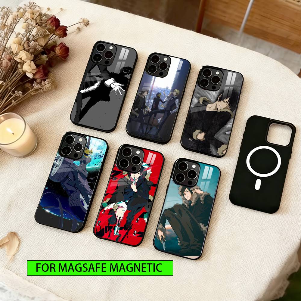 Чехол для телефона Durarara для iPhone 17, 16, 15, 14, 13, 12, 11 Plus, Pro, Магнитный, Для Magsafe, Беспроводная зарядка