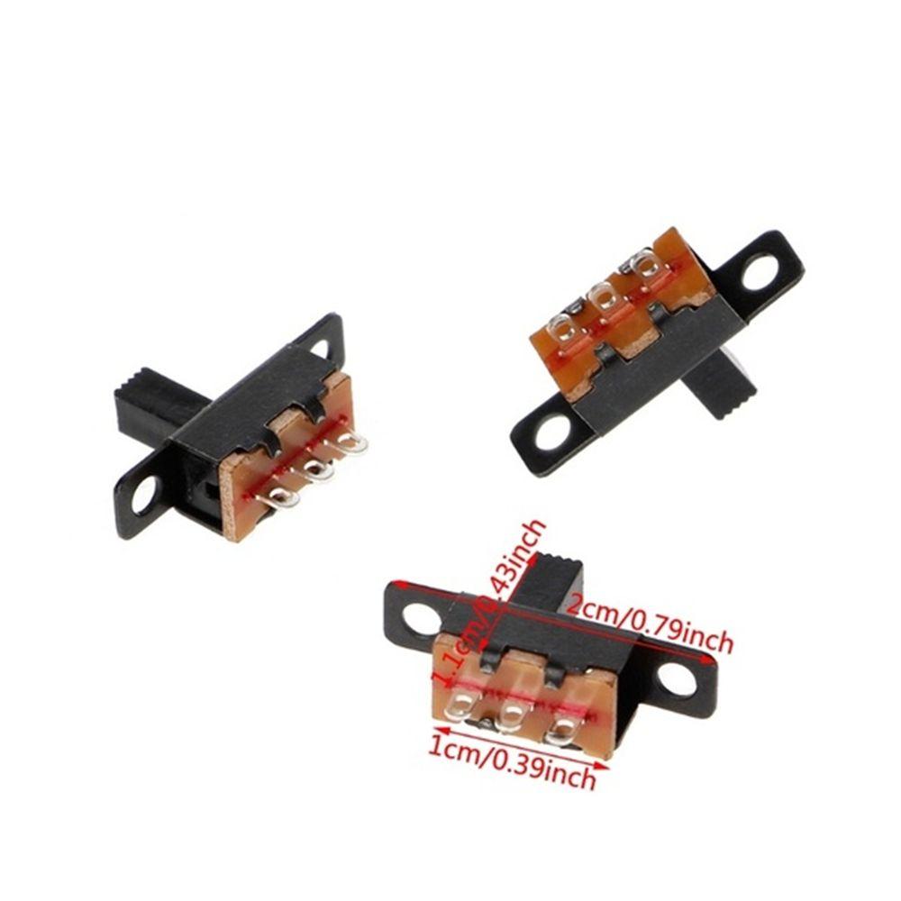 Durable Small SPDT Miniature Slide ON-Off Black Switch Toggle Switches Electrical Component