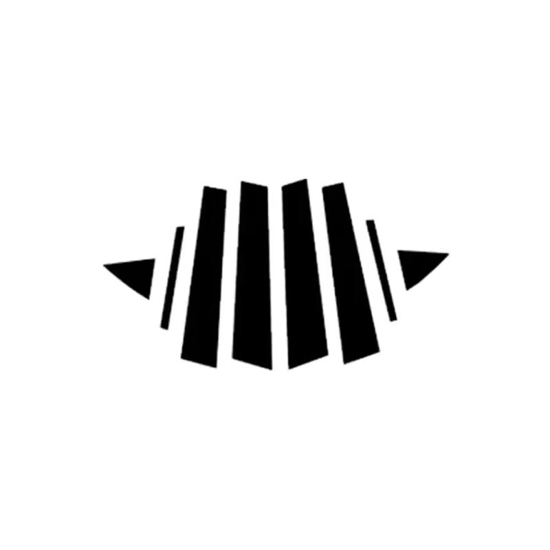 8 шт. Накладка на окно автомобиля для Toyota Prius 30 XW30 2010 2011 2012 2013 2014 2015 Наклейки на стойку двери Аксессуары