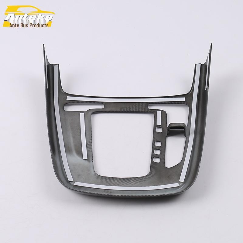 Ankai GM6 Gear Shift Trim Panel & Electroplated Center Console Gear Position Cup Holder Sequin Sticker for 19 Models