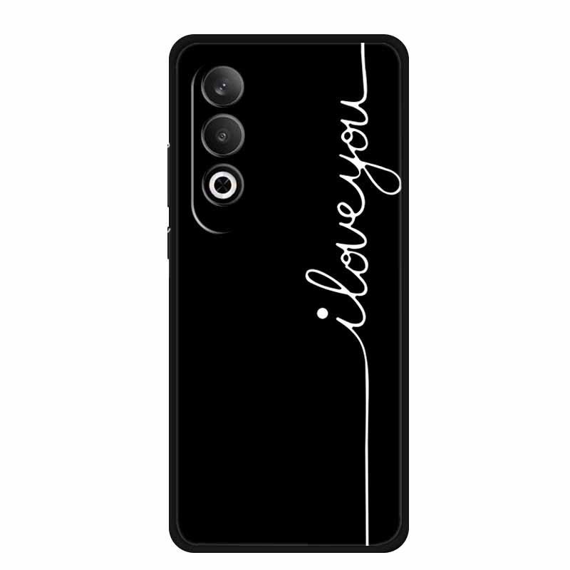 TPU чехол для телефона с рисунком животных и букв для Nord CE 4/OPPO K12 5G
