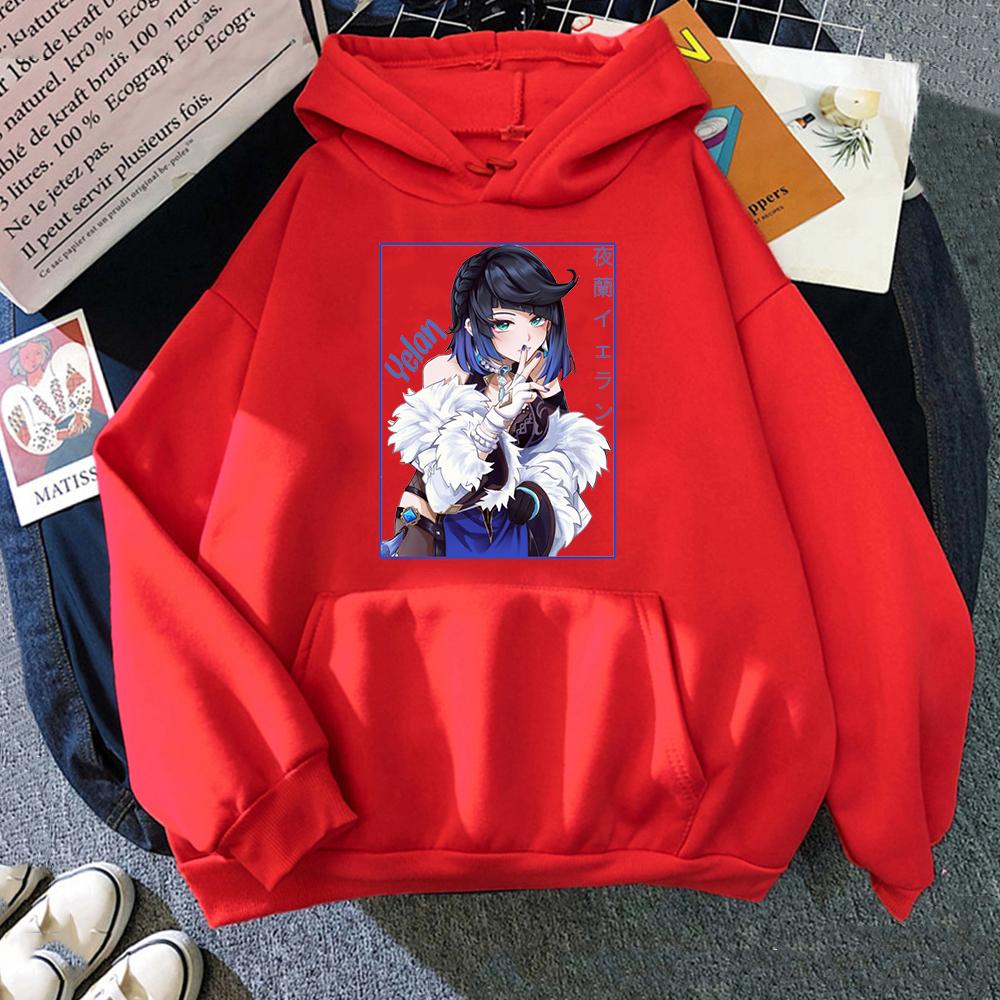 Горячая мужская толстовка с капюшоном в стиле аниме, уличная одежда, пуловер Genshin Impact, толстовки унисекс, топы с графикой, весенняя одежда Harajuku Y2k Sudaderas