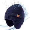 Plus Size Merino Wool Knit Hat with Ear Ski Snowboard Slimming Cold [TOP-EX] Men's Flaps, Hat, Hat, Face, Protection, Autumn/Winter, Cycling, Walking,