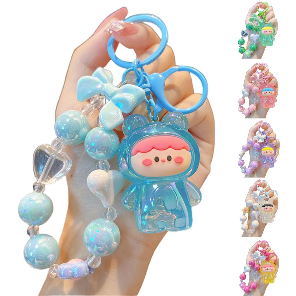 Металлический брелок Милая лягушка меняющая цвет Акриловый брелок Рождественский подарок для мужчин женщин мальчика девочки