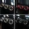 3Pcs/Set Car Styling AC Adjustment Knob Decorative Ring For Subaru Forester Impreza XV Crosstrek WRX Levorg Auto Accessories