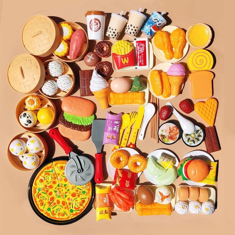 Детский набор для барбекю: Игрушки-симуляторы еды для западной кухни