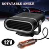 2-in-1 Multi-Function Portable Car Heater 12V/24V Car Window Defroster And Defogger 360° Adjustable Quick Heating Demister And Defogging