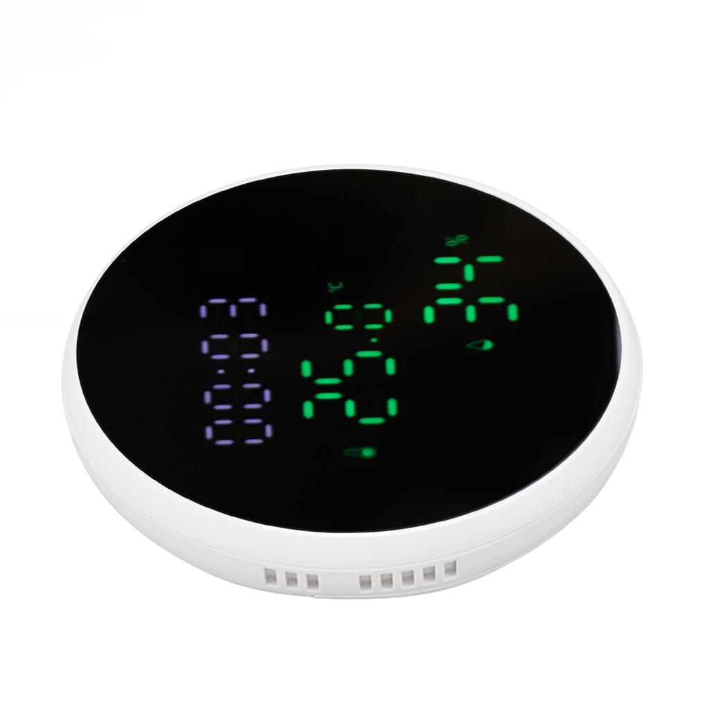 WiFi Thermometer Hygrometer High Accuracy Voice Control Smart Temperature Humidity Sensor with LED
