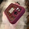 Ретро Чехол для телефона с рисунком "Кримсон Кантри" для iPhone 16e 16 15 14 13 12 11 Pro Max XS XR 7 8 Plus Ударопрочный Силиконовый Мягкий Чехол