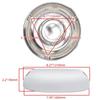 Chrome Motorcycle Air Cleaner Filter Cover ABS Plastic For Yamaha V-Star 400 650 XVS650 DragStar 400 650