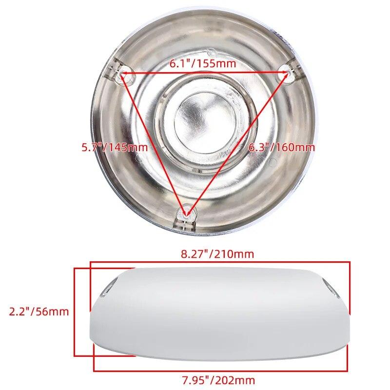 Chrome Motorcycle Air Cleaner Filter Cover ABS Plastic For Yamaha V-Star 400 650 XVS650 DragStar 400 650