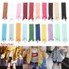 20 Colors 5*1.7cm Handmade Sewing Scrapbooking Garment Applique Mini Zipper Doll Clothing Zippers