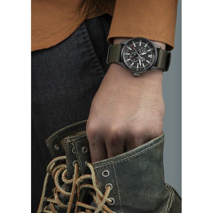 [Orient] Полевые автоматические часы RN-AK0403N, Темно-серый/Хаки Нейлон