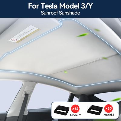 Для Tesla Model 3 Model Y солнцезащитный козырек из ледяной ткани солнцезащитный козырек от солнца для автомобиля спереди и сзади стеклянная крыша люк в крыше
