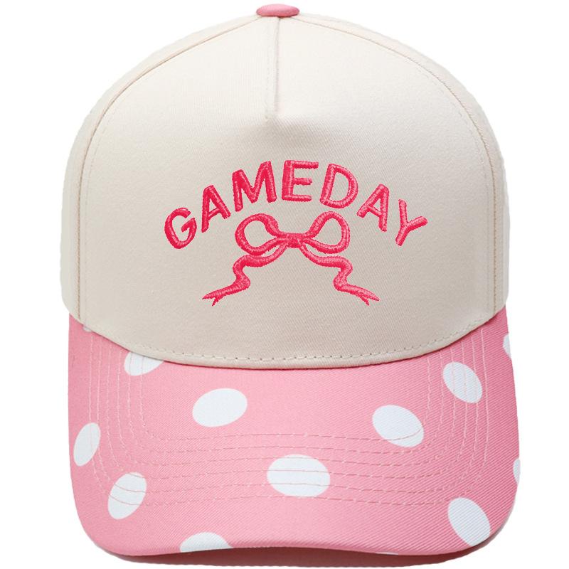 GAMEDAY Truck driver hat three-dimensional embroidery retro color matching baseball cap European and American men's and women's casual hat