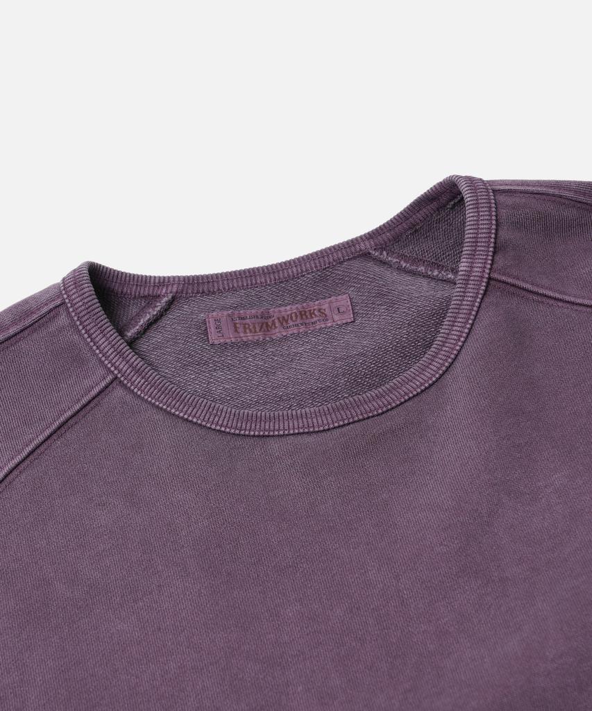 FRIZMWORKS Pigment Dyeing Mil Sweatshirt _ Purple