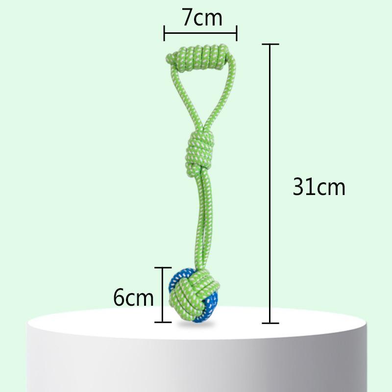 Игрушка для собак Nibble Pet Puppy Tooth Cleaning Knot Игрушки для дрессировки собак Прочные игрушки для собак Веревка для скрежета зубов Pet Cotton Rope